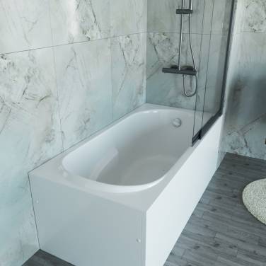 Vincea VBT-2A150-LG с ножками 1500*750*470, пристенная, цвет белый