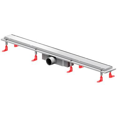 Am.Pm PrimeFlow 90 W02SC-U11-090-04SB с решеткой Хром матовый / под плитку Tile