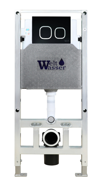 Унитаз с инсталляцией WeltWasser AMBERG 506 ST + SALZBACH 043 MT-BL + AMBERG RD-WT