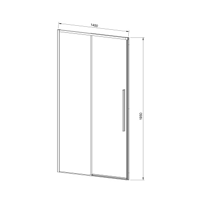 Vincea Slim-N VDS-4SN140CGB, 1400, черный, стекло тонированное