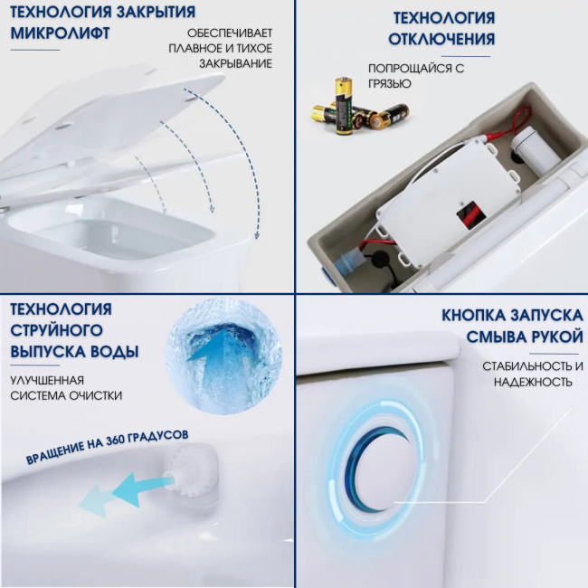 Ceruttispa ARGENTERA Aria Pulse подвесной с функцией импульсного смыва, БЕЗ РАМЫ (585х360х330) CT10590