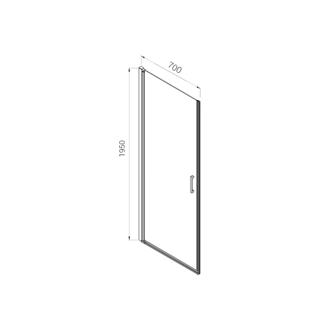 Vincea Alpha VDP-3AL700CLG , брашированное золото, стекло прозрачное