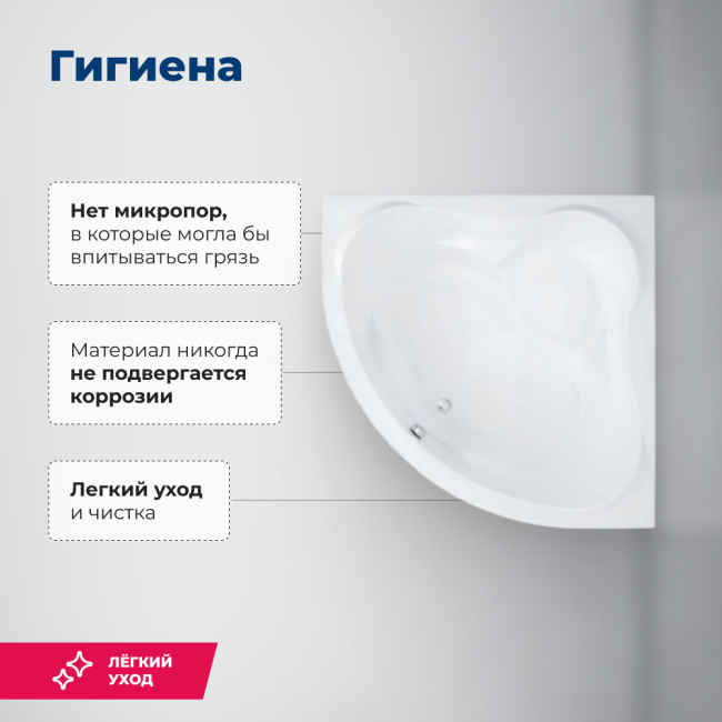 Aquanet Malta New 150x150 (с каркасом)