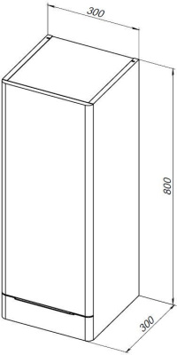 Aquanet Ирис new 30 белый глянец