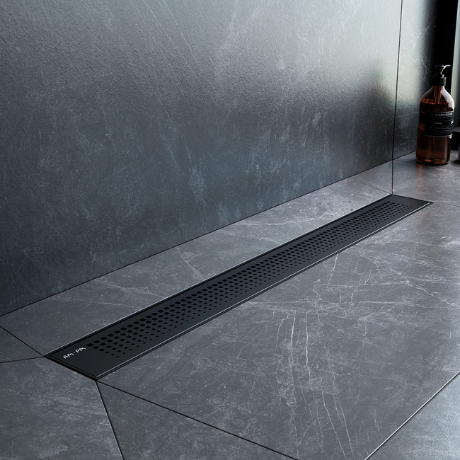 Am.Pm PrimeFlow 70 W02SC-P11-070-01BM с Черной матовой решеткой Cut Gradient