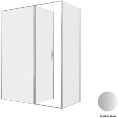 Allen Brau Priority 160x80 3.31038.BA + 3.31041.BA серебро браш без поддона