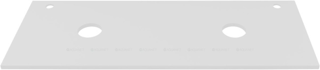 Aquanet Арт 120 (2 отв.) цв.белый матовый (313263)