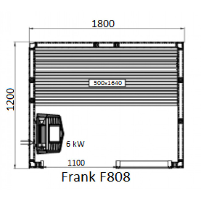 Frank F 804 (140x120x210) Липа Экстра