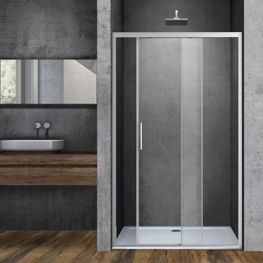 Vincea Soft VDS-3SO140CL, 1400, хром, стекло прозрачное