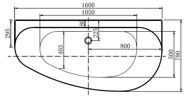 Allen Brau Priority 5 А 160x78 2.31005.20A белый глянец