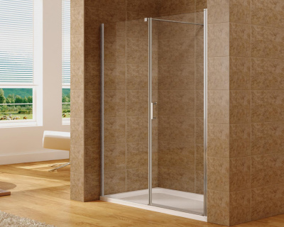 Aquanet Cinetic 180, прозрачное стекло (AE12-N-90H190U-CT + AE12-F-90H190U-CT)