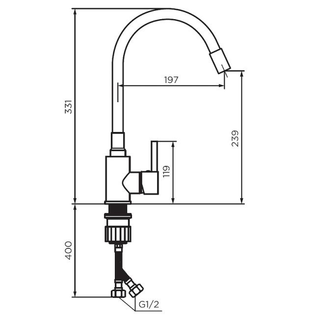 Dorff Logic D3007622 Хром Черный