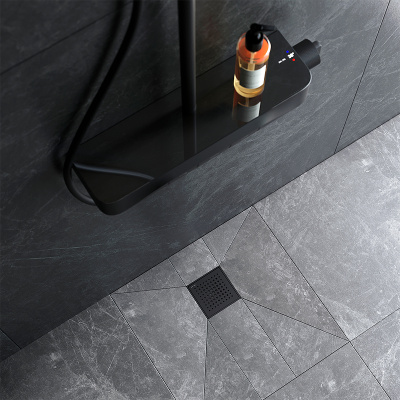 Am.Pm PrimeFlow 10 W02BD-P11-010-01BM с Черной матовой решеткой Cut Gradient