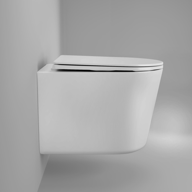 Grossman Thin Rim GR-5602S (520х365х345) тонкий ободок,белый с тонкой крышкой,микролифт,1 место