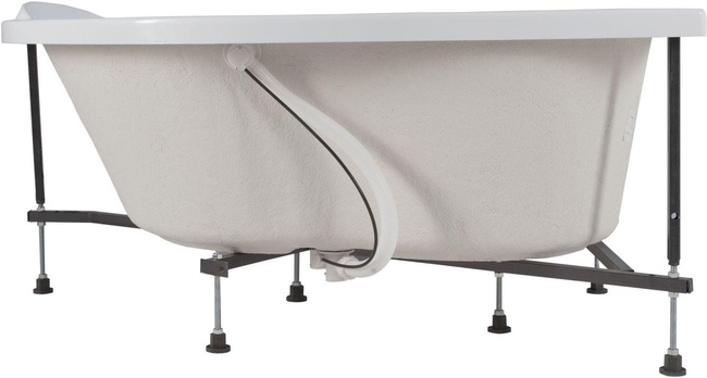 Aquanet Graciosa 150x90 L (с каркасом и фронтальной панелью)