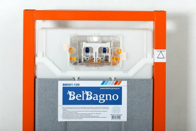 BelBagno BB001-120/BB014-SR-BIANCO с Белой клавишей смыва