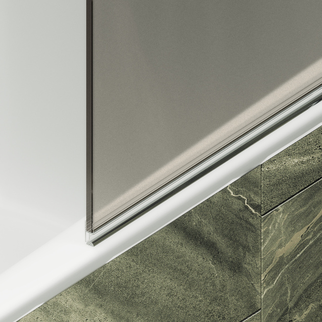 MaybahGlass поворотная на петлях 1400*405 6 мм Бронза (MGV-646-6) универсальная