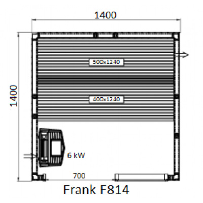 Frank F 816 (160x140x210) Липа Экстра