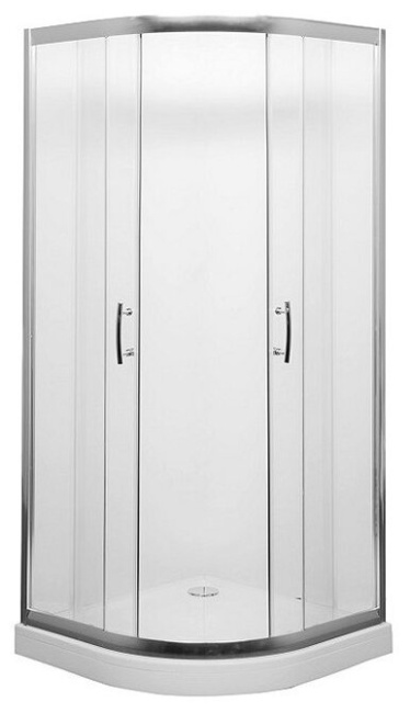 Aquanet Alfa NAA2142 100x100, R550, прозрачное стекло без поддона