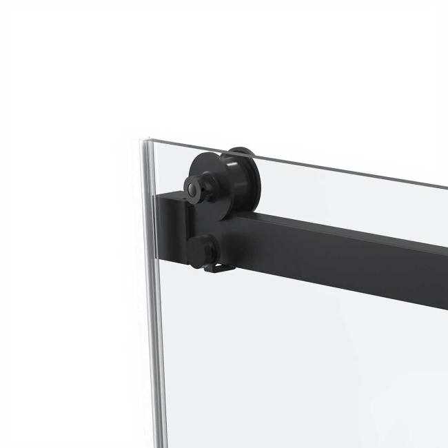 Vincea Como Soft VSR-1CS8012CLB, 1200*800, черный, стекло прозрачное