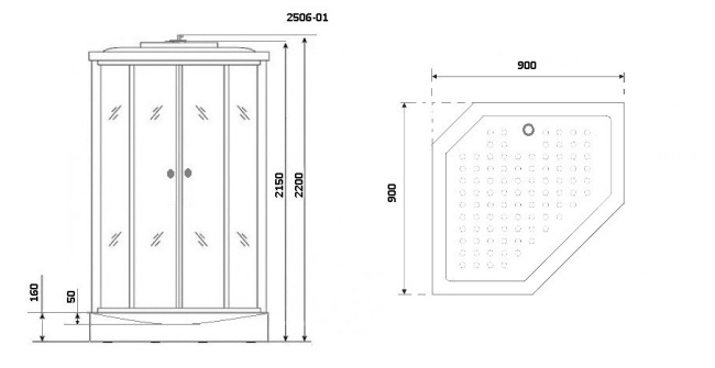 Niagara Ultra NG-2506-01 90x90