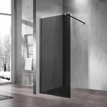 Vincea Walk-In VSW-1H800CGB, 800x2000, черный матовый, стекло тонированное