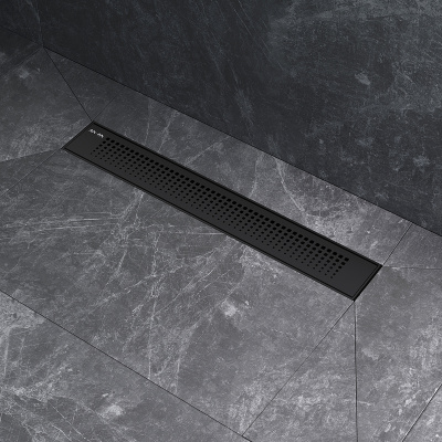 Am.Pm PrimeFlow 50 W02SC-P11-050-01BM с Черной матовой решеткой Cut Gradient