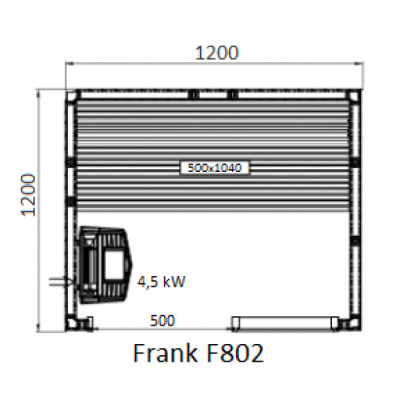 Frank F 808 (180x120x210) Липа Экстра