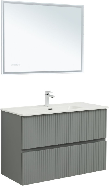 Aquanet Вега 100 2 ящ. цв.белый глянец