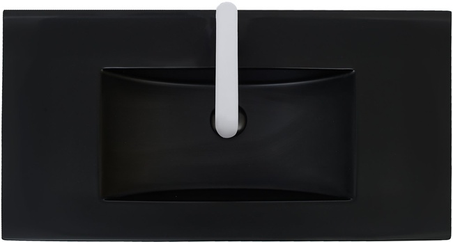 WELTWASSER DEILBACH 7506-90 MT-BL 91x47 черный матовый