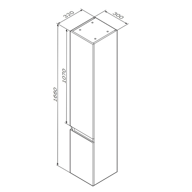 AM.PM X-Joy 30 M85ACHR0306WG подвесной Белый глянец