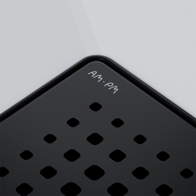 Am.Pm PrimeFlow 10 W02BD-P11-010-01BM с Черной матовой решеткой Cut Gradient