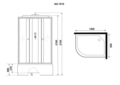 Niagara Eco E120/80/40R/TN 120x80