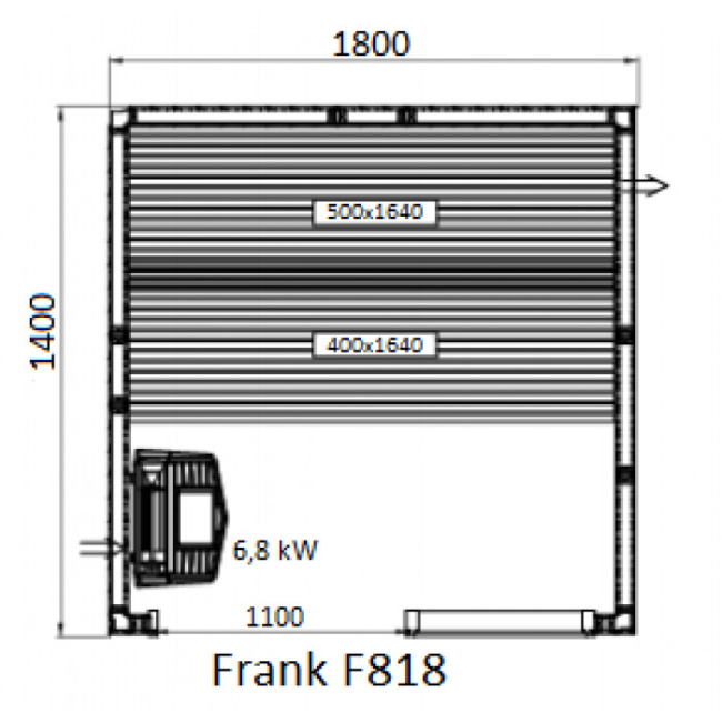 Frank F 812 (200x140x210) Липа Экстра