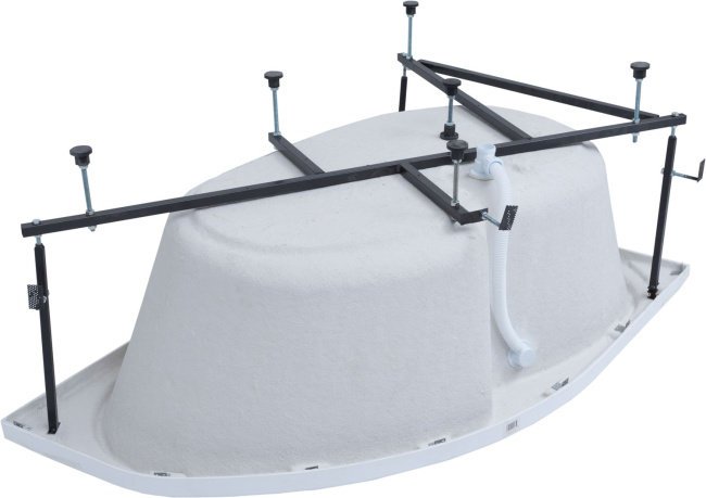 Aquanet Capri 160x100 R (с каркасом и фронтальной панелью)