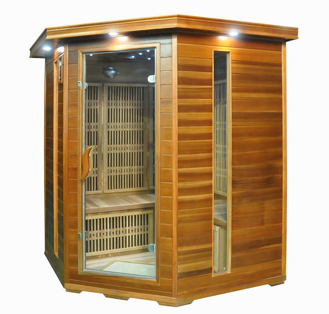 SaunaMagic Cedar CST Corner Medium