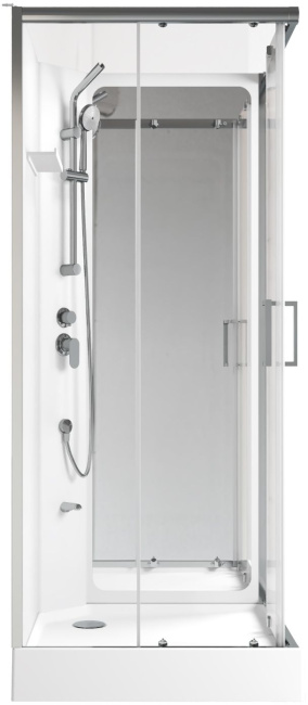 Aquanet Passion S 3.0 90x90, прозрачное стекло