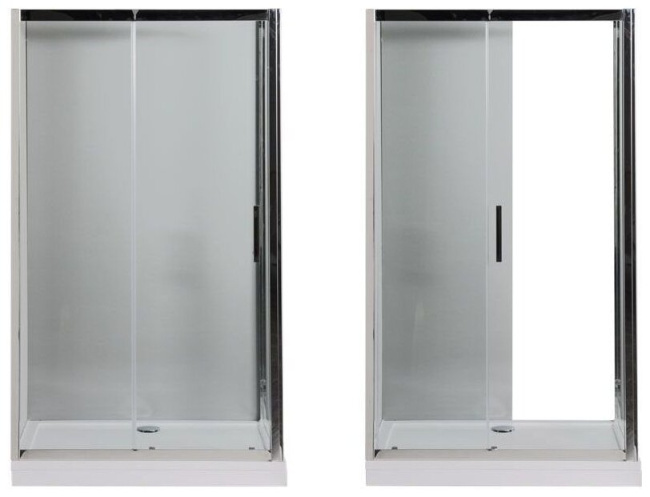 Aquanet Delta NPE1131 140x80, прозрачное стекло без поддона