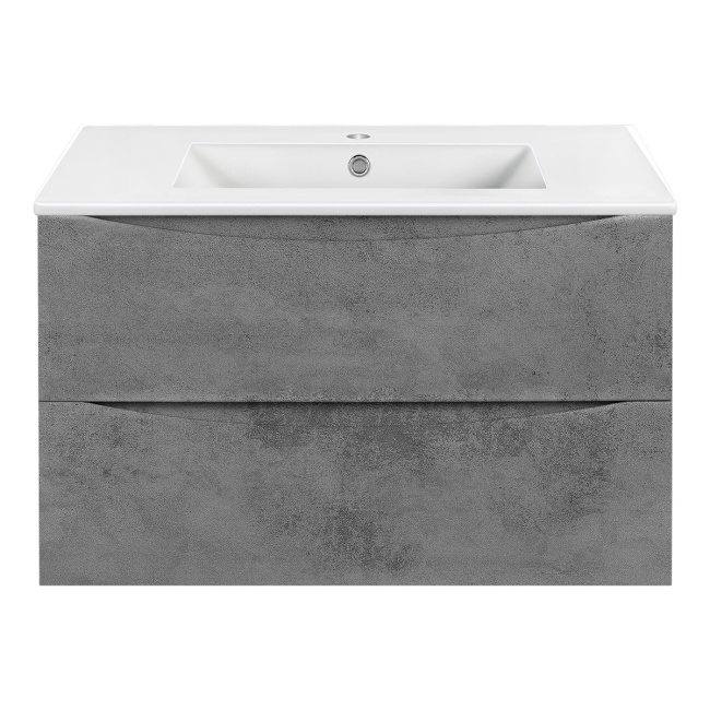 Vincea Mia 800 подвесная, 2 выкатных ящика soft close, Beton
