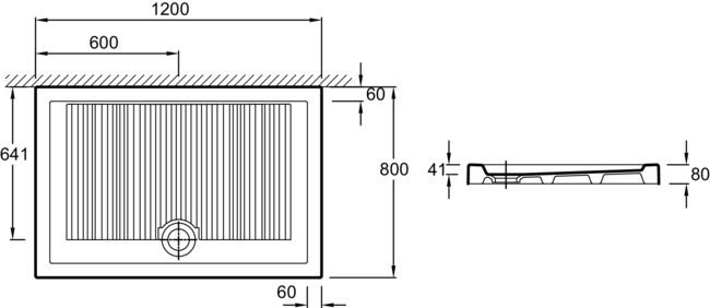 Jacob Delafon Kyreo 120x80 см, белый, EN127-00